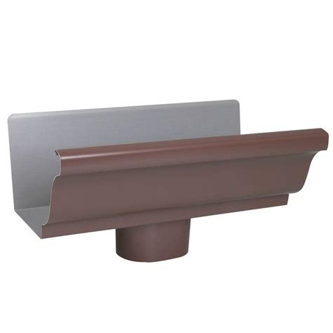 sheet metal gutter|galvanized steel gutters home depot.